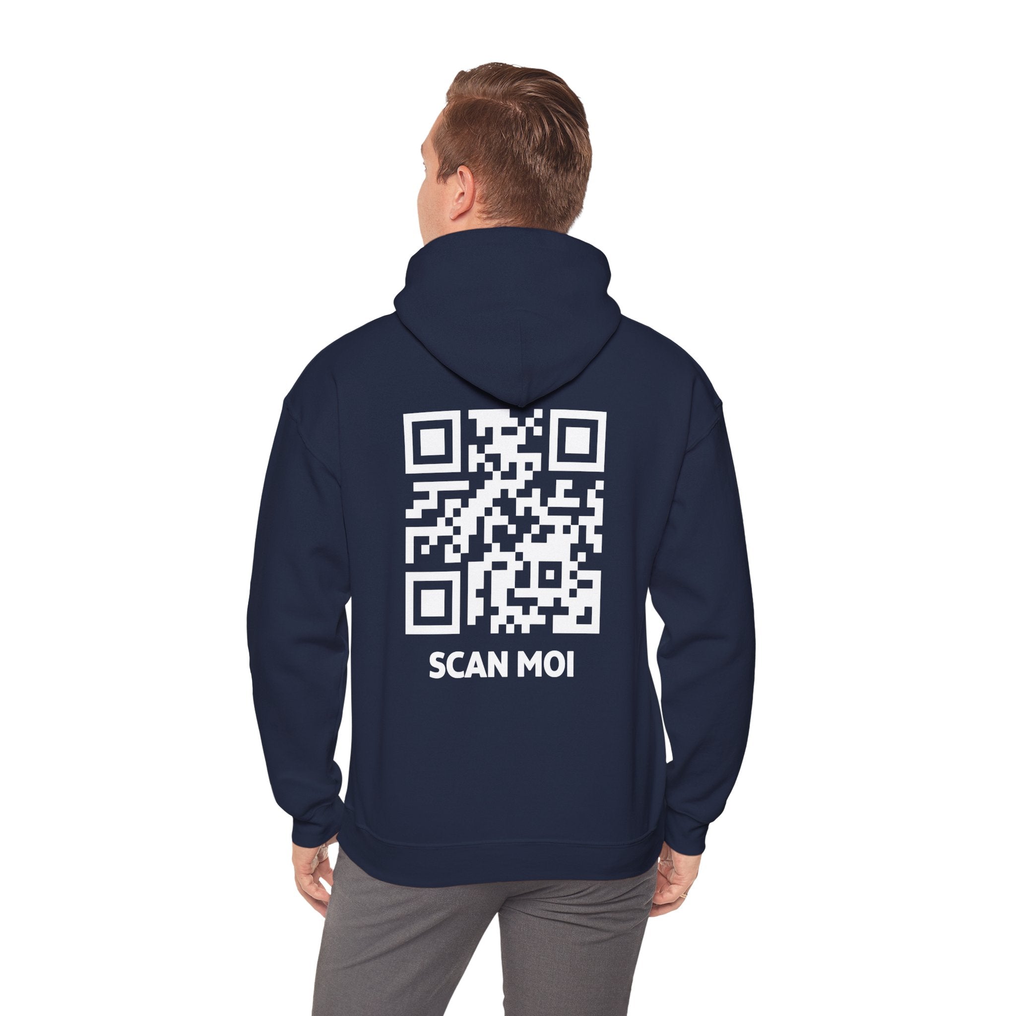 QR Code Sweat à Capuche Unisexe – Scan-Toi – CLASSIC