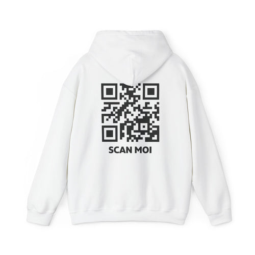 QR Code Sweat à Capuche Unisexe – Scan-Toi – CLASSIC