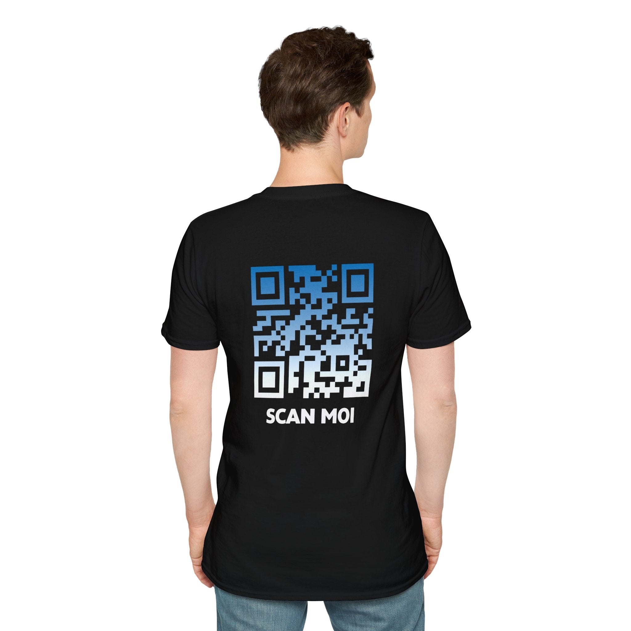 T-Shirt QR Code Unisexe - NUIT TOMBANTE
