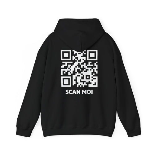 QR Code Sweat à Capuche Unisexe – Scan-Toi – CLASSIC