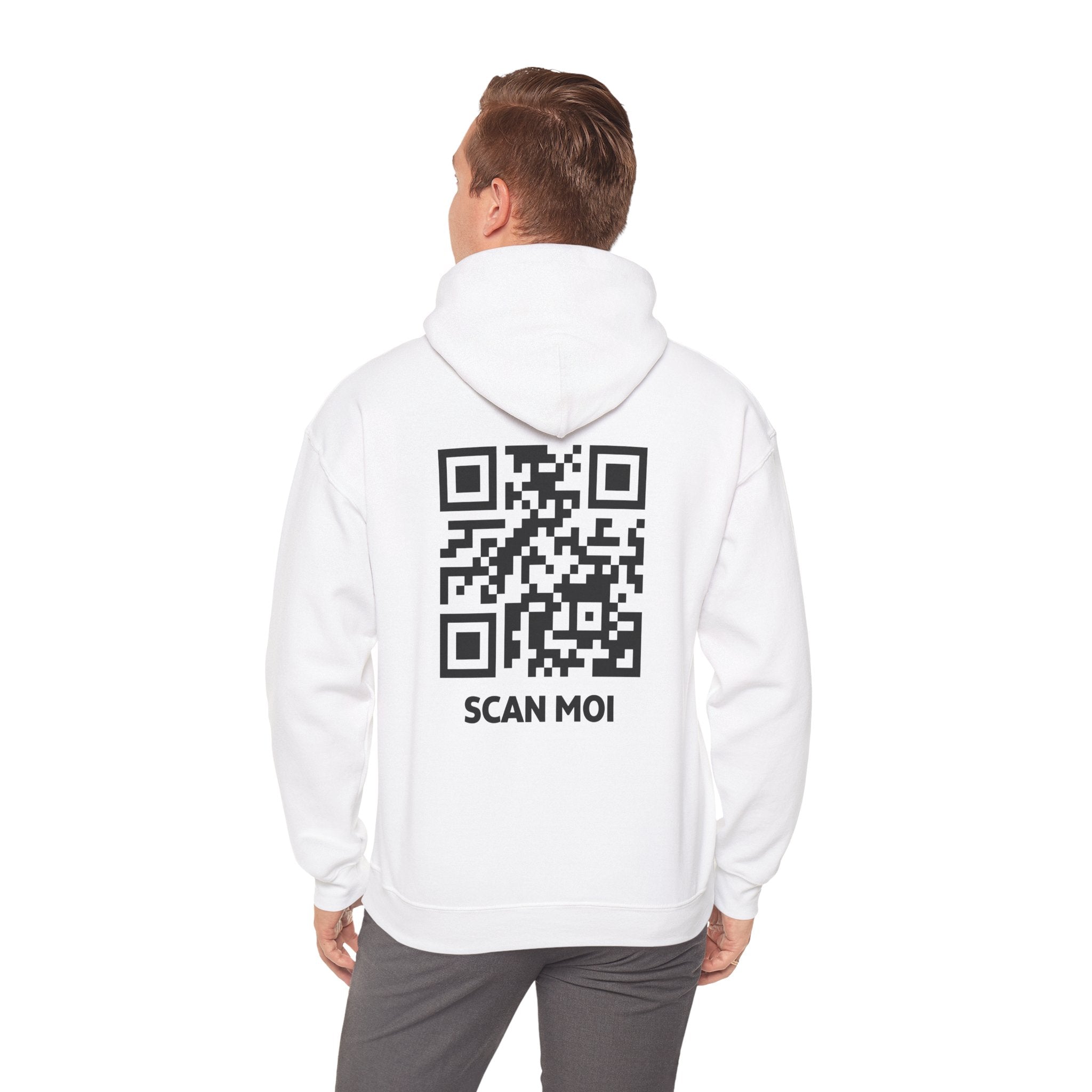 QR Code Sweat à Capuche Unisexe – Scan-Toi – CLASSIC