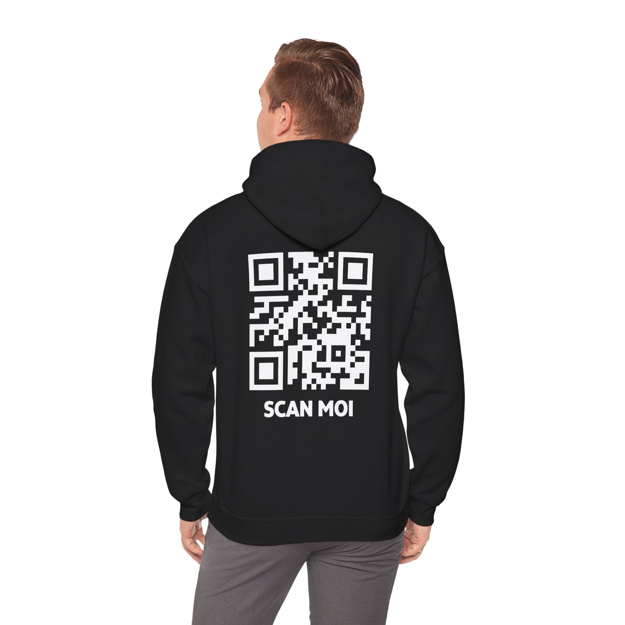 QR Code Sweat à Capuche Unisexe – Scan-Toi – CLASSIC